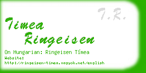 timea ringeisen business card
